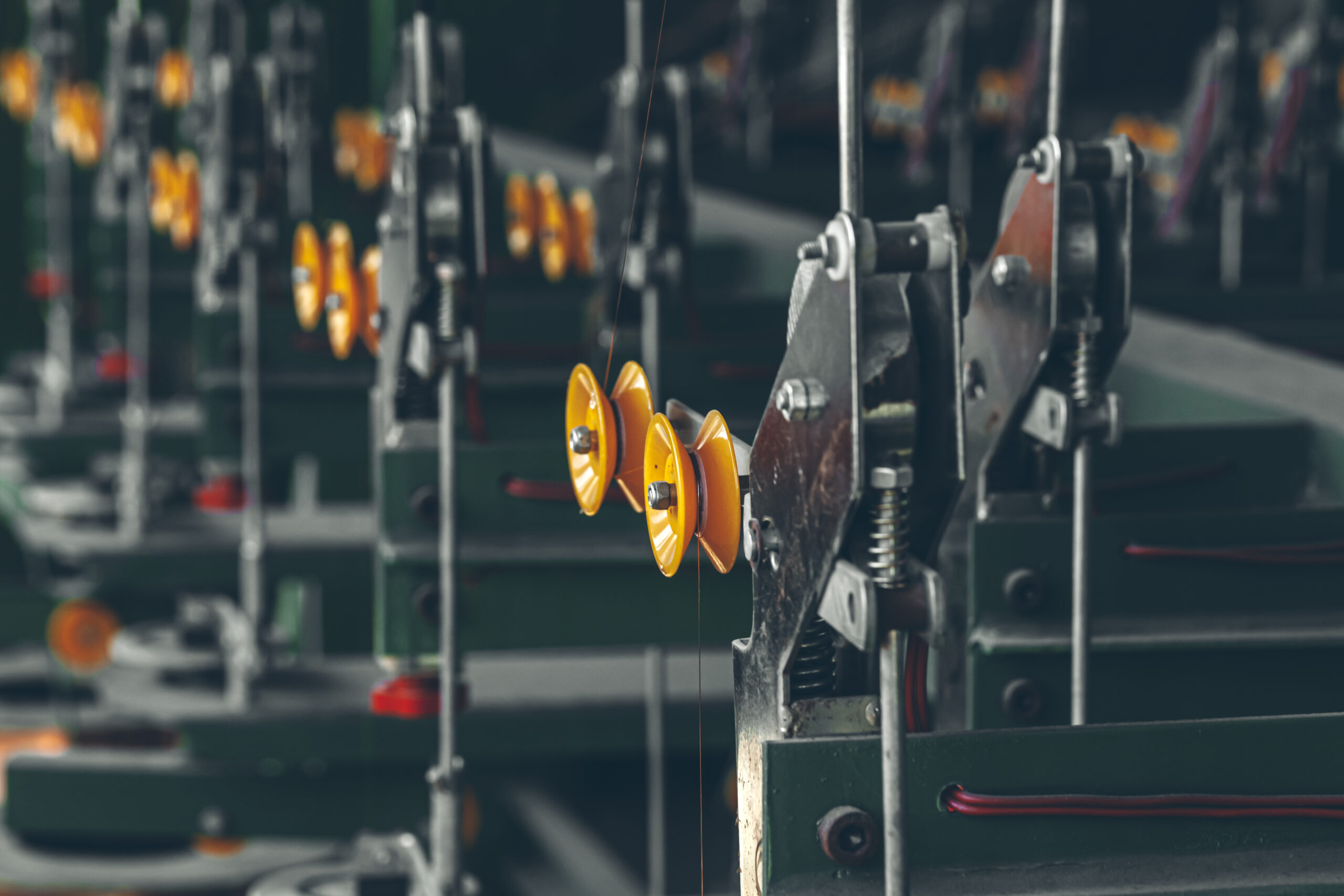Production of cable wire at cable factory